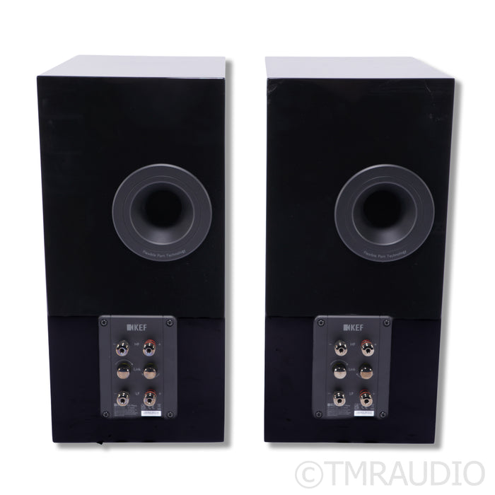 KEF R3 Meta Bookshelf Speakers; Gloss Black Pair