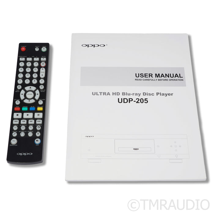 Oppo UDP-205 UltraHD Universal Blu-ray Player; CD / SACD