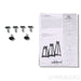 Solidsteel SS-6 24" Speaker Stands; Black Pair