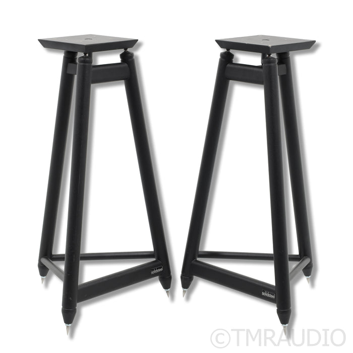 Solidsteel SS-6 24" Speaker Stands; Black Pair
