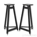 Solidsteel SS-6 24" Speaker Stands; Black Pair