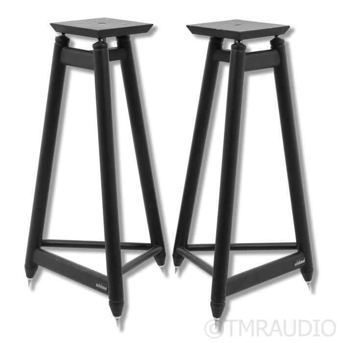 Solidsteel SS-6 24" Speaker Stands; Black Pair