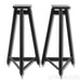 Solidsteel SS-6 24" Speaker Stands; Black Pair
