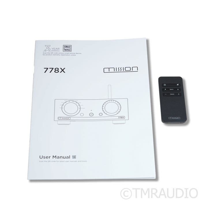 Mission 778x Stereo Integrated Amplifier; MM Phono