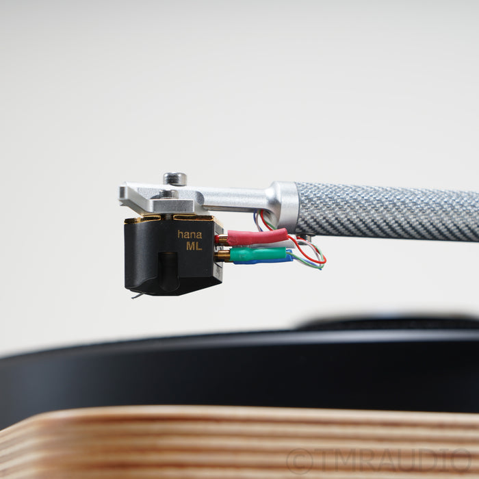 Clearaudio Concept Wood Belt-Drive Turntable; Satisfy 9" Carbon; Hana ML MC