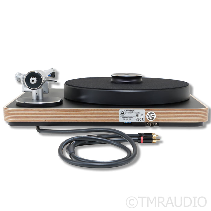 Clearaudio Concept Wood Belt-Drive Turntable; Satisfy 9" Carbon; Hana ML MC