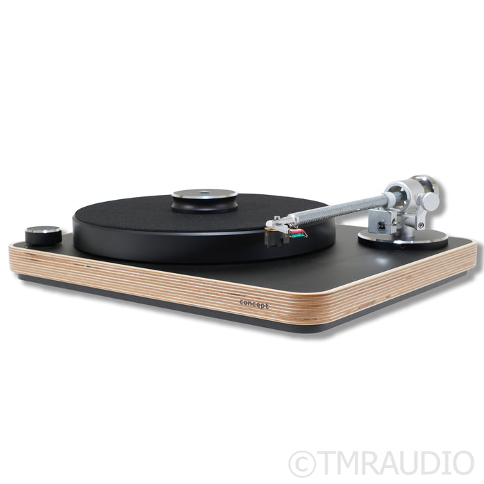 Clearaudio Concept Wood Belt-Drive Turntable; Satisfy 9" Carbon; Hana ML MC