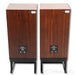 KLH Model Five Bookshelf Speakers; Walnut Pair with Stands