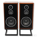 KLH Model Five Bookshelf Speakers; Walnut Pair with Stands