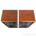 KLH Model Five Bookshelf Speakers; Walnut Pair with Stands