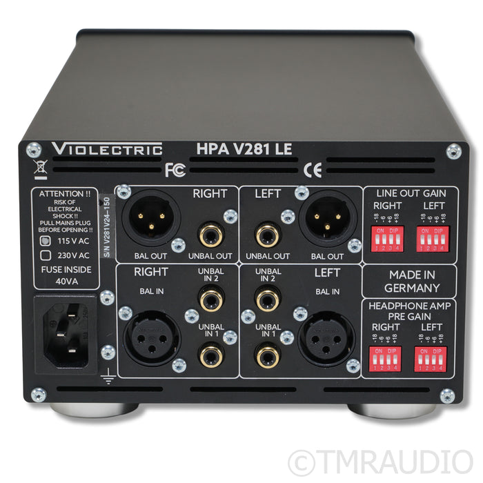 Violectric HPA V281 Reissue Limited Edition Headphone Amplifier (No  Remote)
