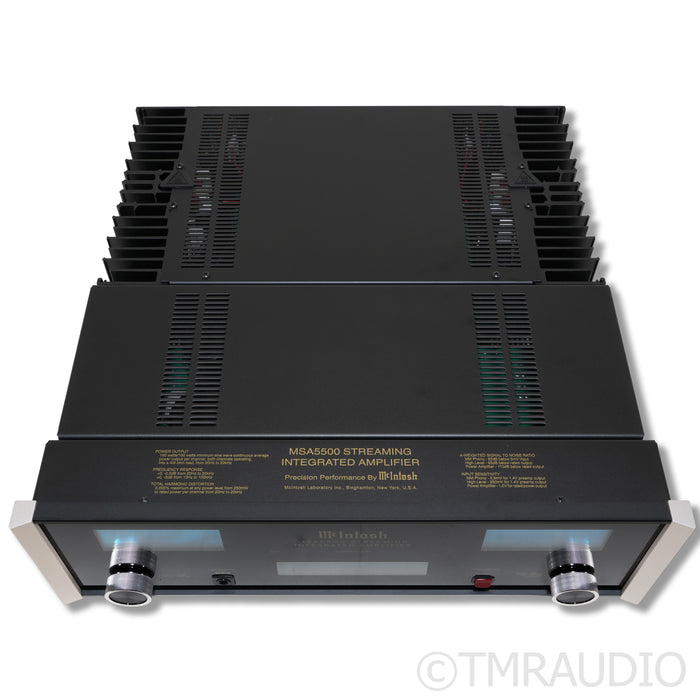 McIntosh MSA5500 Stereo Streaming Integrated Amplifier; MM Phono