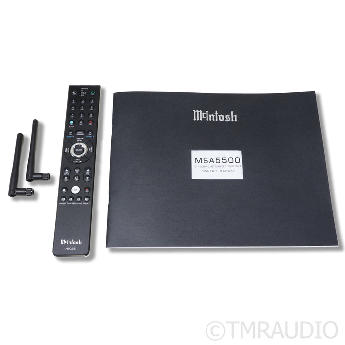 McIntosh MSA5500 Stereo Streaming Integrated Amplifier; MM Phono