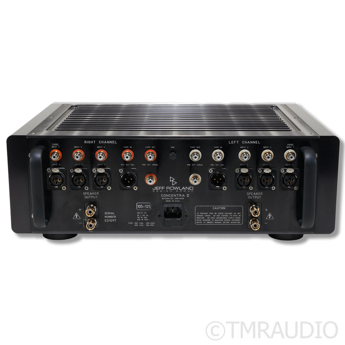 Jeff Rowland Design Concentra 2 Stereo Integrated Amplifier; MM/MC Phono