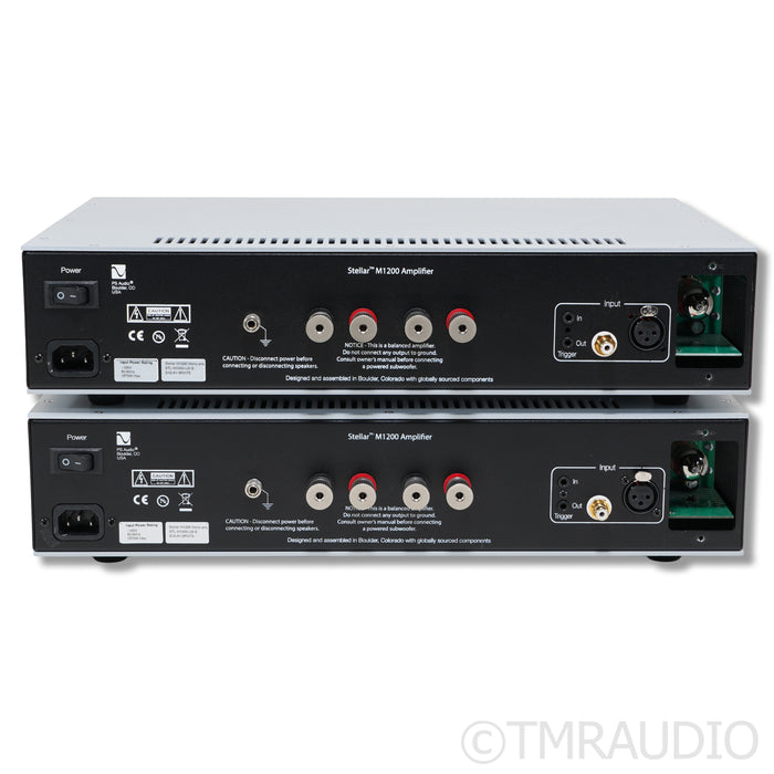 PS Audio Stellar M1200 Tube Hybrid Monoblock Power Amplifiers; Pair