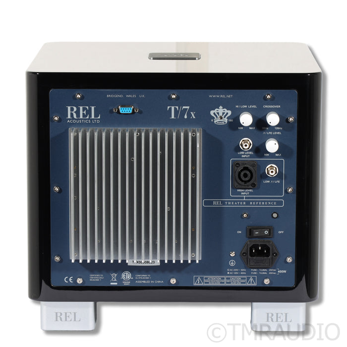 REL Acoustics T/7x 8" Powered Subwoofer; Piano Black