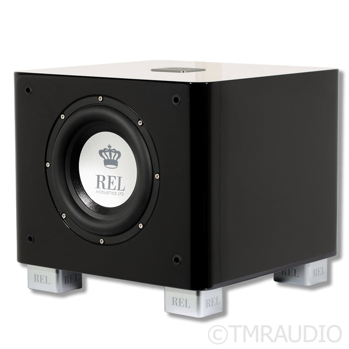 REL Acoustics T/7x 8" Powered Subwoofer; Piano Black
