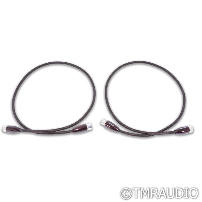 AudioQuest Mackenzie XLR Cables; 1m Pair Balanced Interconnects