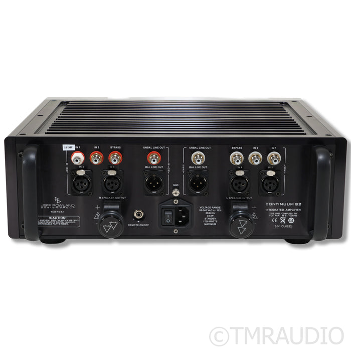 Jeff Rowland Design Continuum S2 Stereo Integrated Amplifier; DAC