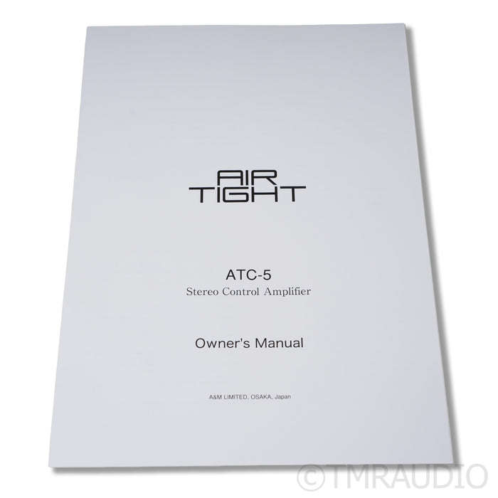 Air Tight ATC-5 Stereo Tube Preamplifier; MM Phono