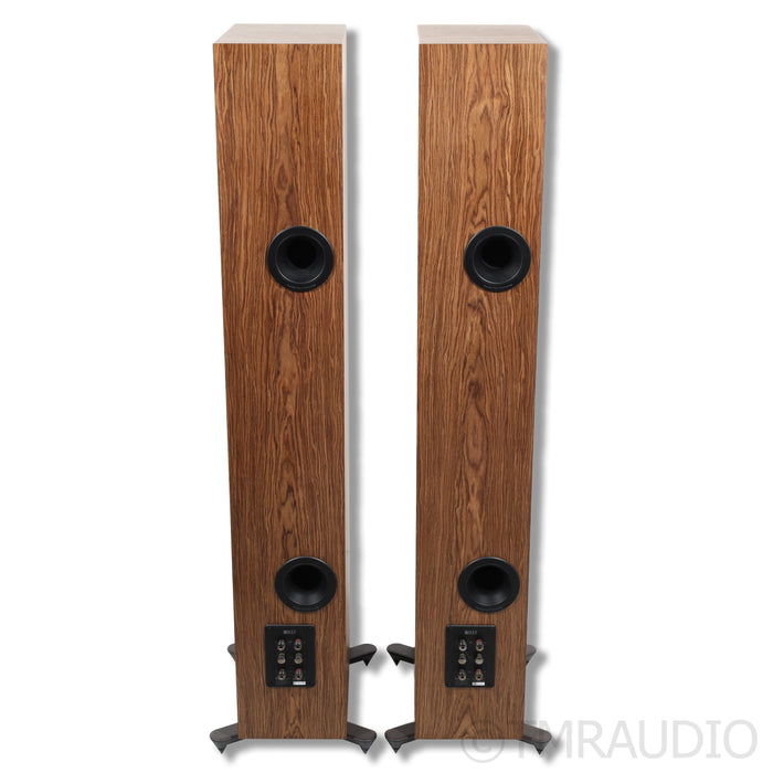 KEF R11 Meta Floorstanding Speakers; Walnut Pair