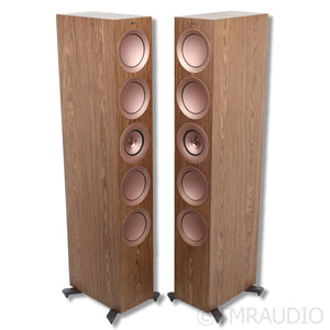 KEF R11 Meta Floorstanding Speakers; Walnut Pair