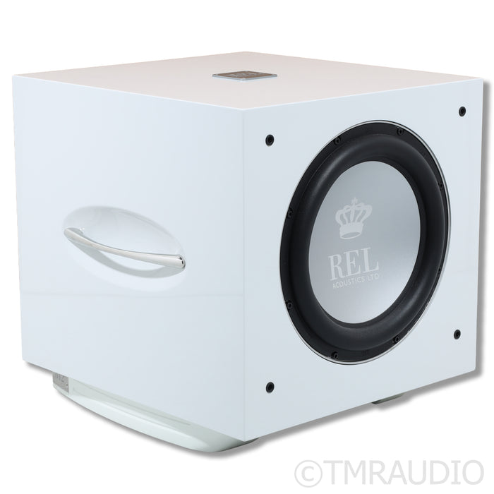 REL Acoustics S/812 12" Powered Subwoofer; Piano White