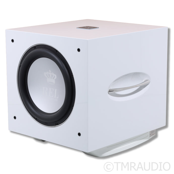 REL Acoustics S/812 12" Powered Subwoofer; Piano White