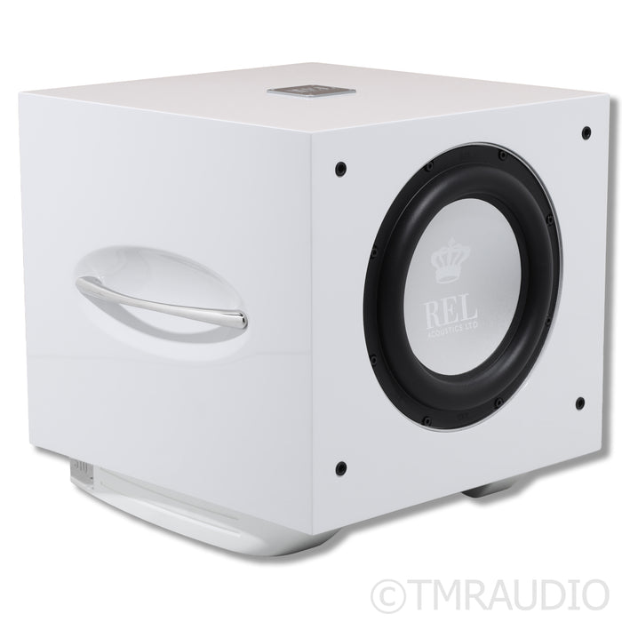 REL Acoustics S/510 10" Powered Subwoofer; Piano White