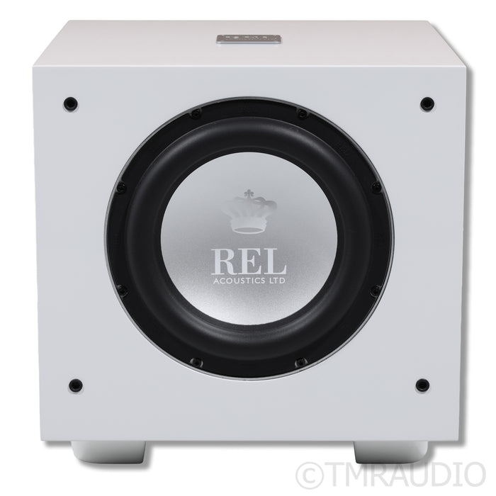 REL Acoustics S/510 10" Powered Subwoofer; Piano White