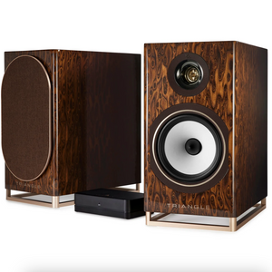 Triangle Capella Wireless Active Speakers; Nebula Brown Pair (Mint / Unused)