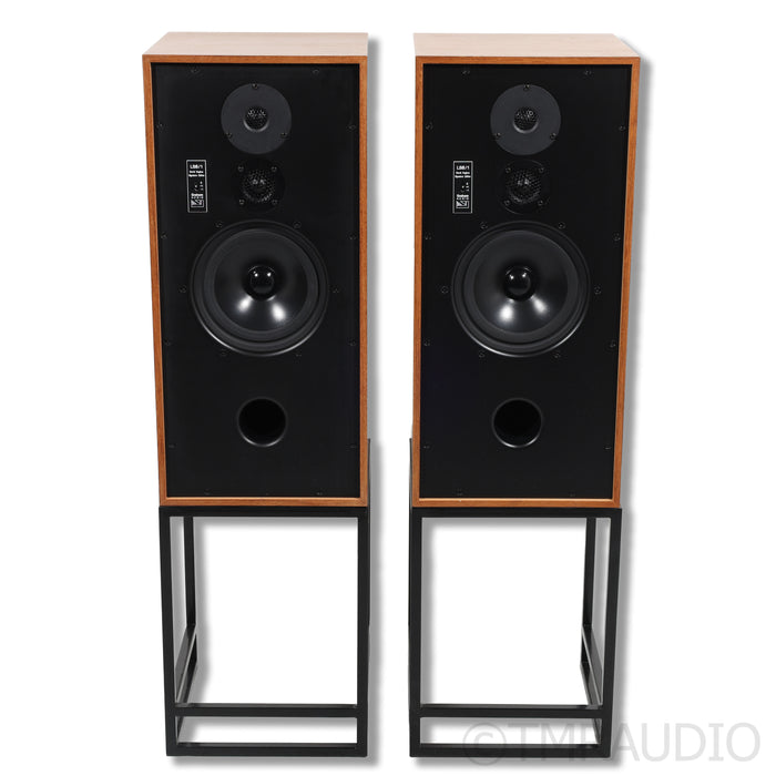 Graham Audio LS8/1 Derek Hughes SE  Bookshelf Speakers; Teak Pair w/ Stands