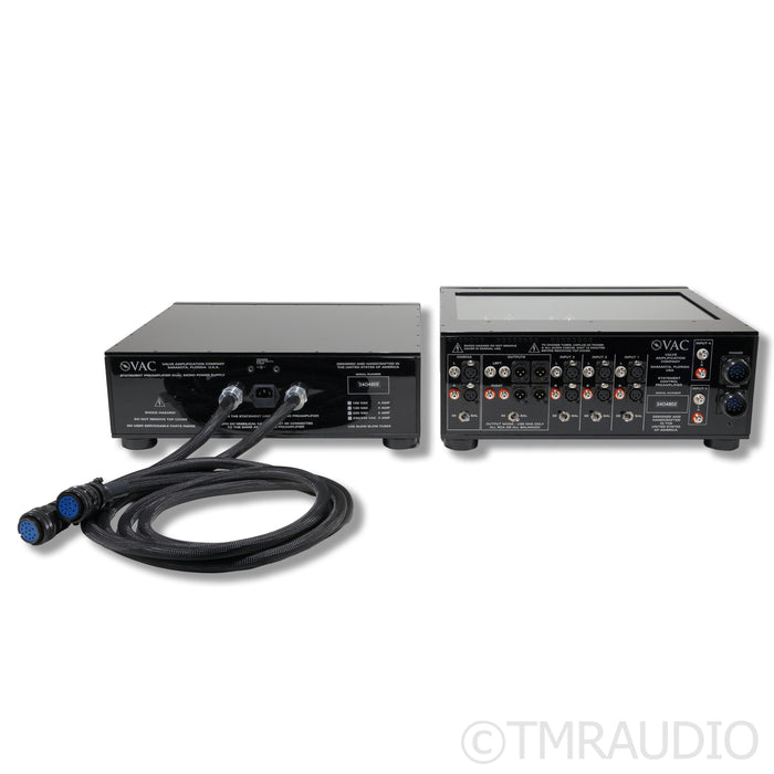 VAC Statement Line Stereo Tube Preamplifier; w/ Dual Mono Power Supply