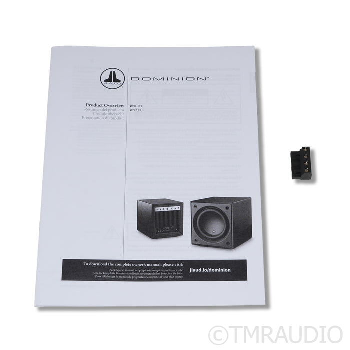JL Audio D108 Dominion 8" Powered Subwoofer; D-108; Gloss Black