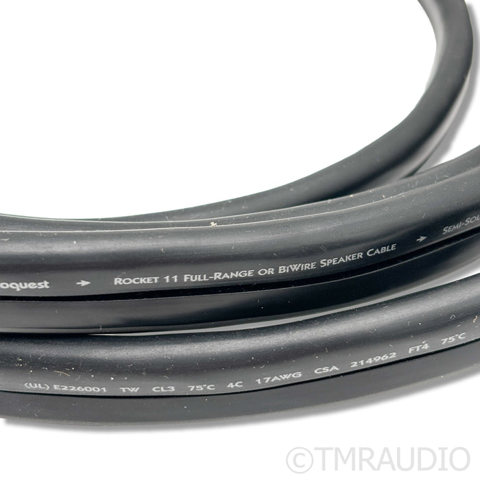 AudioQuest Rocket 11 Bi-Wire Speaker Cables; 8ft Pair