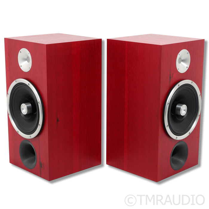 Zu Audio DWX Bookshelf Speakers; Superfly Upgrade; Red Hickory Pair