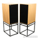 Graham LS5/5 Bookshelf Speakers; Oak Pair w/ Gig Harbor Stands (Mint / Unused)