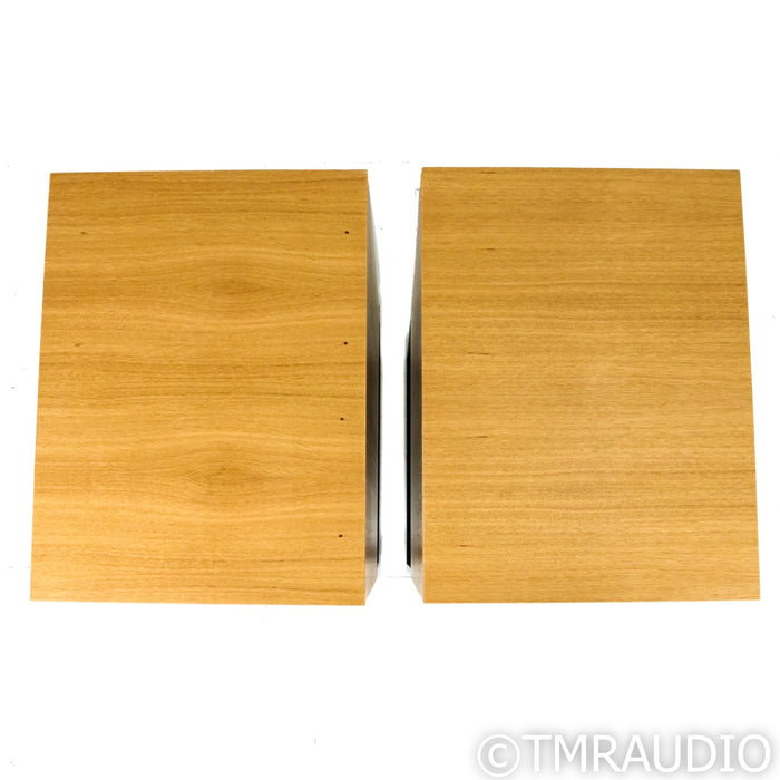 Graham LS5/5 Bookshelf Speakers; Oak Pair w/ Gig Harbor Stands (Mint / Unused)