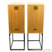 Graham LS5/5 Bookshelf Speakers; Oak Pair w/ Gig Harbor Stands (Mint / Unused)
