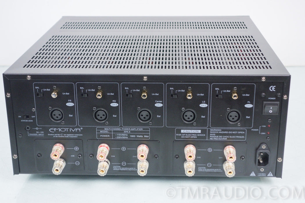 Emotiva XPA-5 5 Channel Power Amplifier in Factory Box