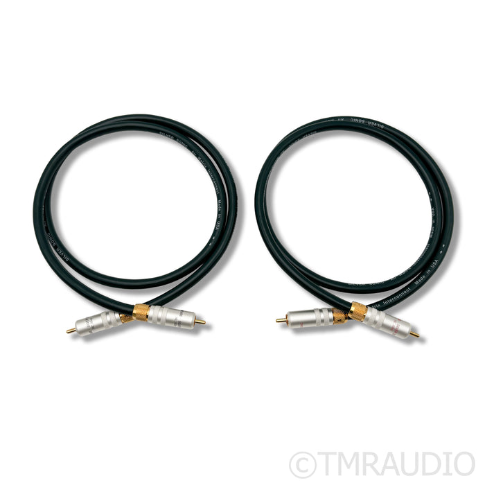 DH Labs Silver Sonic Air Matrix RCA Cables; 1m Pair Interconnects