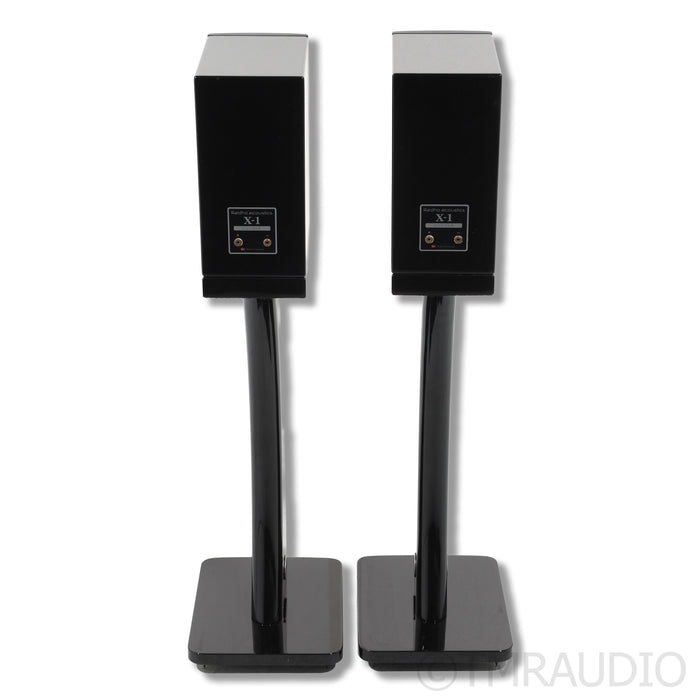 Raidho Acoustics X1 Bookshelf Speakers; Gloss Black Pair