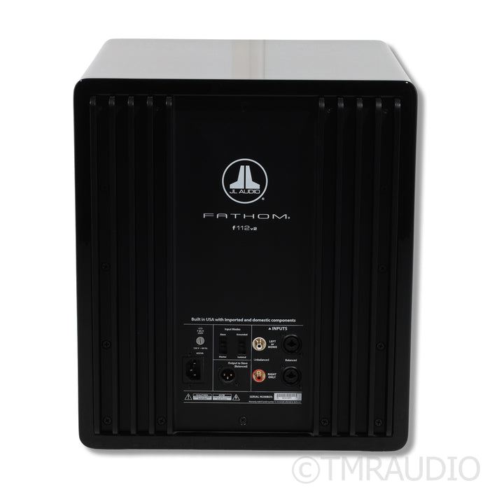 JL Audio Fathom F112 v2 12" Powered Subwoofer; Gloss Black