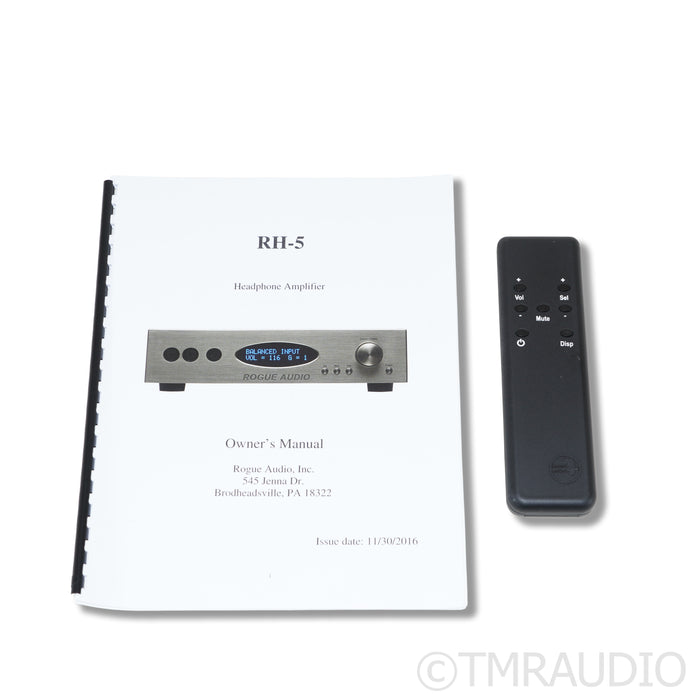 Rogue Audio RH-5 Tube Hybrid Headphone Amplifier