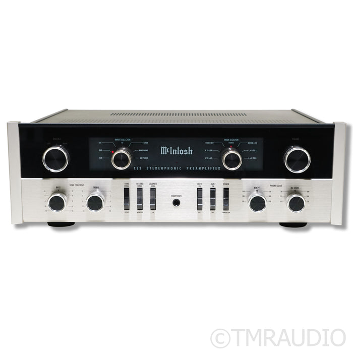 McIntosh C22 Mk IV Stereo Tube Preamplifier; MM / MC Phono