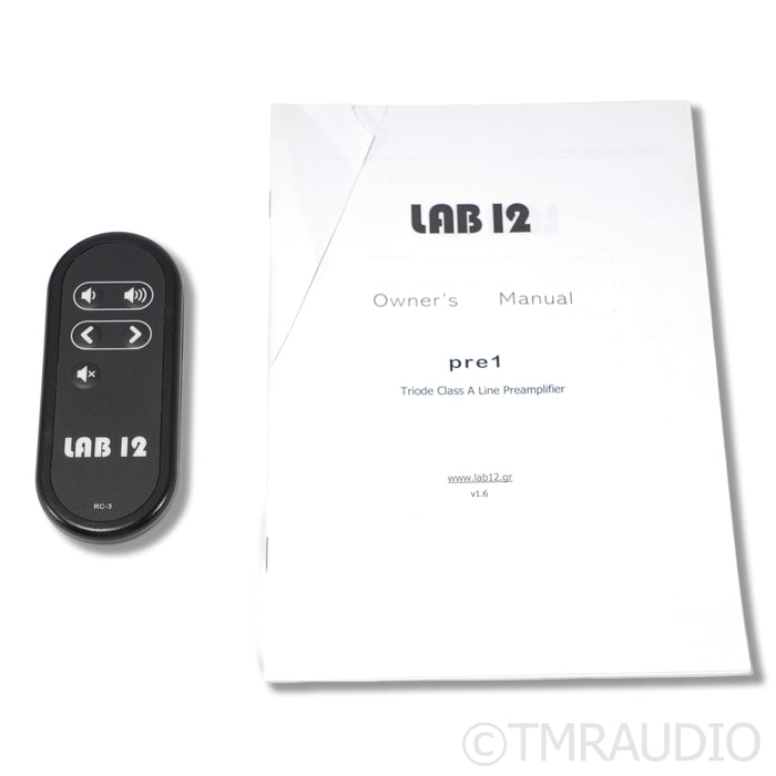 Lab12 Pre1 Stereo Tube Preamplifier