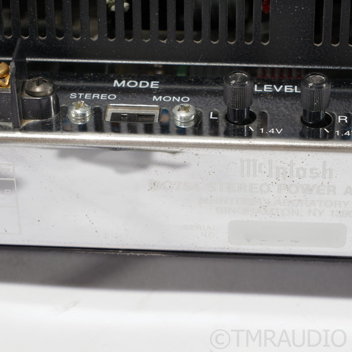 McIntosh MC754 Stereo Power Amplifier