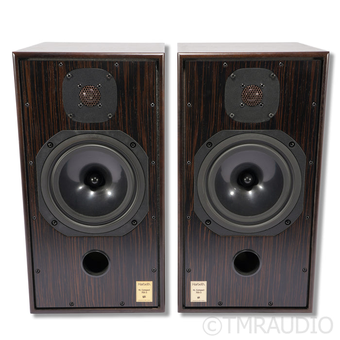 Harbeth HL Compact 7ES-3 35th Anniv. Ed. Bookshelf Speakers; Tiger Ebony Pair