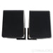 JM Reynaud Jubilee-Bliss Bookshelf Speakers; Anthracite Grey Pair w/ Stands