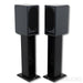 JM Reynaud Jubilee-Bliss Bookshelf Speakers; Anthracite Grey Pair w/ Stands